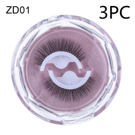 ✨Self-Adhesive Reusable Eyelashes – Glue-Free Natural Curl False Lashes for Effortless Everyday Glam