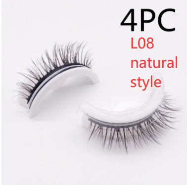 ✨Luxury Reusable 3D Mink Self-Adhesive Lashes – Glue-Free, Natural Volume, 10–20 Wears
