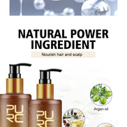 PURC Hair Care Ginger Biotin Three-piece Shampoo Conditioner Repair Dry And Frizz Essential Oil