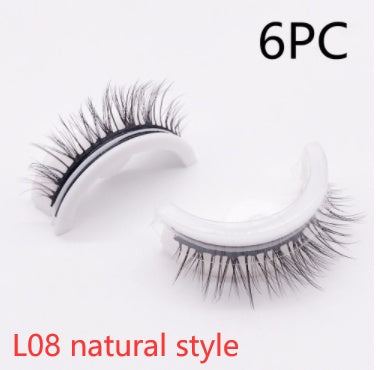 ✨Luxury Reusable 3D Mink Self-Adhesive Lashes – Glue-Free, Natural Volume, 10–20 Wears