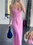 ✨ Elegant Satin Backless Slip Maxi Dress