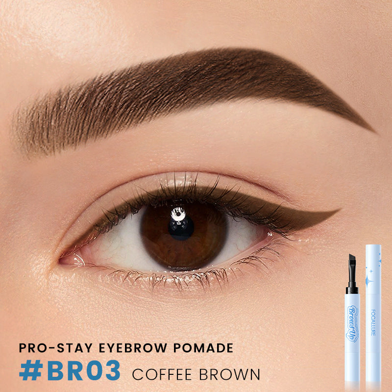 💄2-in-1 Waterproof Eyebrow Gel & Eyeliner Pencil – Smudge-Proof, Long-Lasting Definition