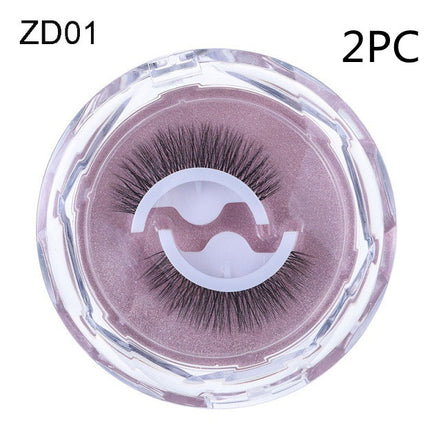 ✨Self-Adhesive Reusable Eyelashes – Glue-Free Natural Curl False Lashes for Effortless Everyday Glam