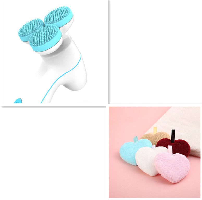 🧴3D Smart Silicone Facial Cleanser™ – Deep Clean • Lift • Glow