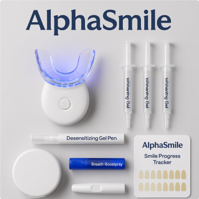 🦷✨ BrightSmile LED Teeth Whitening Kit