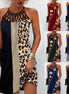 🔥Women’s Summer Floral Print Halter Neck Dress | Backless Flowing Beach & Casual Maxi Dress