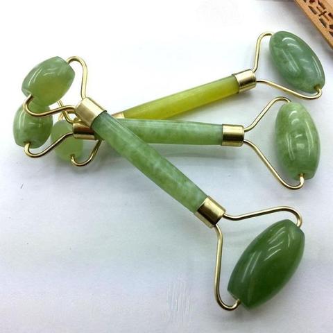 💚Premium Jade Facial Roller – Natural Skin Lifting & De-Puffing Beauty Tool | Glow-Boosting Facial Massage Roller
