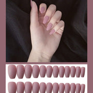 Waterproof Frosted ballet fake nails Benspiti