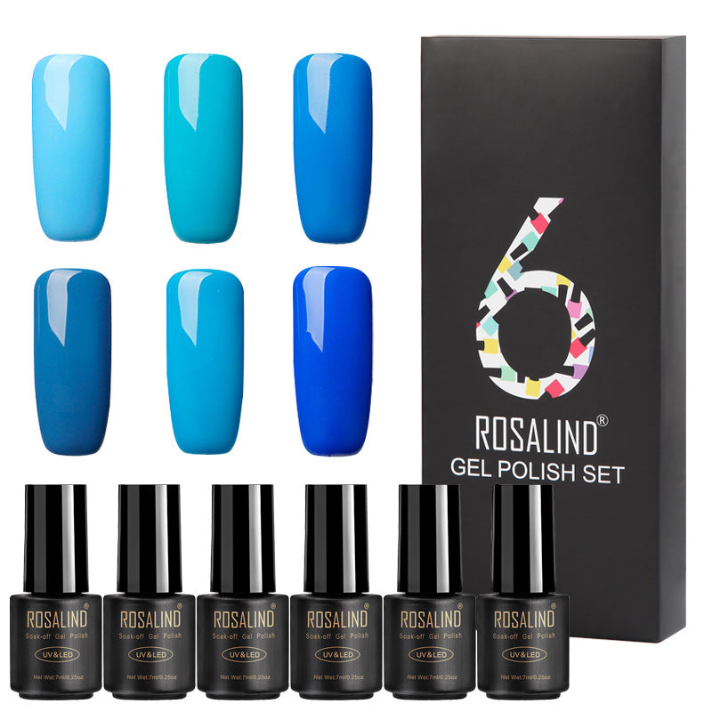 Long lasting Fine Nail polish 6 bottles Benspiti