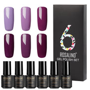 Long lasting Fine Nail polish 6 bottles Benspiti
