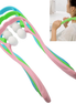 Plastic Pressure Point Therapy Neck Massageador Massagem Relieve Hand Roller Neck Massager For Neck Shoulder Trigger Point