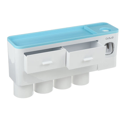 🪥All-in-One Magnetic Toothbrush Holder & Bathroom Organizer with Toothpaste Squeezer