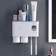 🪥All-in-One Magnetic Toothbrush Holder & Bathroom Organizer with Toothpaste Squeezer