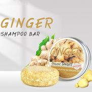 🌿Ginger Herbal Anti-Dandruff Shampoo Soap Bar – Deep Scalp Cleanse, Itch Relief & Fresh Hair Revival