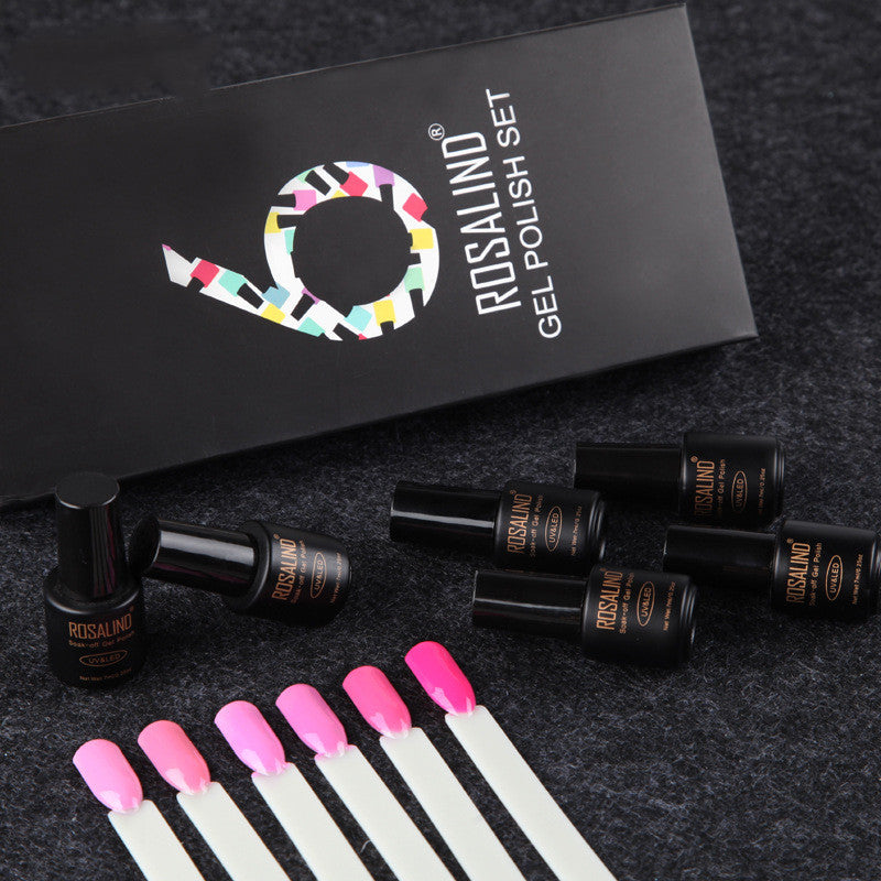 Long lasting Fine Nail polish 6 bottles Benspiti