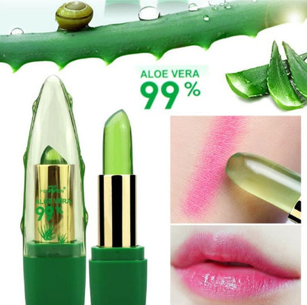 🌿AloeGlow™ Magic Color-Changing Lipstick (Hydrating Aloe Vera Lip Balm)