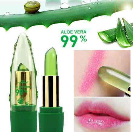 🌿AloeGlow™ Magic Color-Changing Lipstick (Hydrating Aloe Vera Lip Balm)