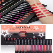 💄 Matte Velvet Waterproof Lipstick Set