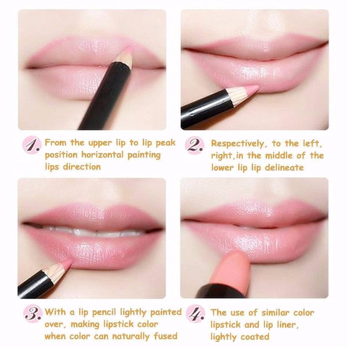 💄Lip liners promise “24h waterproof, smudge-proof”