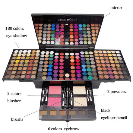 💄 180 COLORS EYESHADOW & BLUSH PALETTE