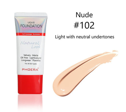 💄Matte Silky Long-Wear Liquid Foundation – Flawless Natural Finish
