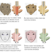 Pudaier foundation Professional Moisturizer Face Base MakeUp Long Lasting Convenient Concealer Makeup Cosmetic Concealer