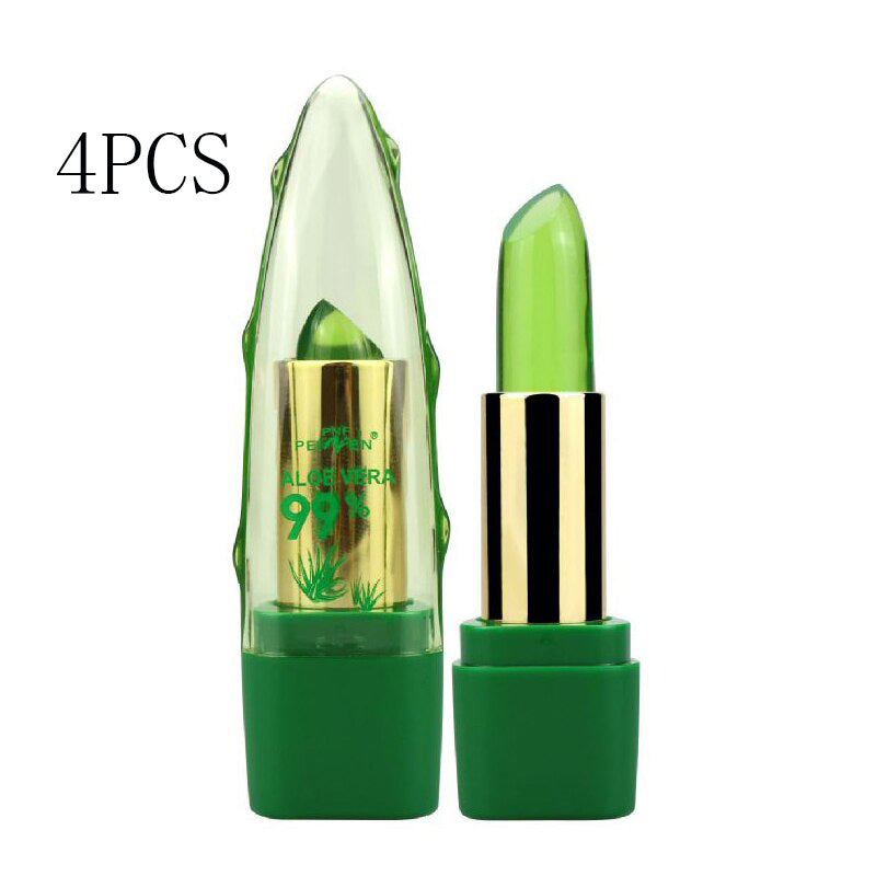 🌿AloeGlow™ Magic Color-Changing Lipstick (Hydrating Aloe Vera Lip Balm)