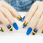 💅24 Matte Press-On Nails – Salon-Style Instant Manicure | Natural Fit Fake Nail Set with Glue-Free Option