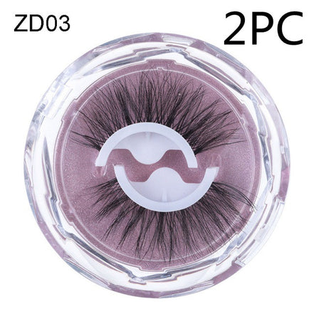 ✨Self-Adhesive Reusable Eyelashes – Glue-Free Natural Curl False Lashes for Effortless Everyday Glam