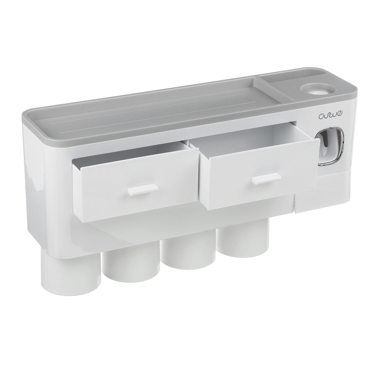 🪥All-in-One Magnetic Toothbrush Holder & Bathroom Organizer with Toothpaste Squeezer