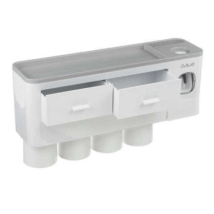 🪥All-in-One Magnetic Toothbrush Holder & Bathroom Organizer with Toothpaste Squeezer