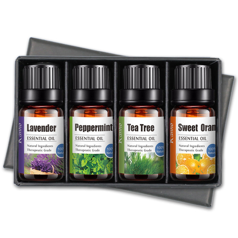 🌿4-Piece Aromatherapy Essential Oil Massage Set 🌿 – Relax, Restore & Glow Naturally