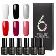 Long lasting Fine Nail polish 6 bottles Benspiti