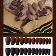Waterproof Frosted ballet fake nails Benspiti