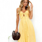 Women Summer Dresses Sleeveless Backless Strap Long Close-fitting Sheath Female Party Evening Dresses Vestidos