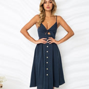 Women Summer Dresses Sleeveless Backless Strap Long Close-fitting Sheath Female Party Evening Dresses Vestidos