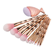 ✨Diamond Fish Makeup Brush Set (Ultra-Soft | Flawless Blend | Beginner-Friendly)
