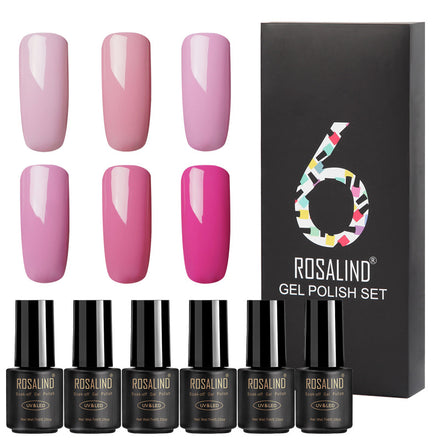 Long lasting Fine Nail polish 6 bottles Benspiti