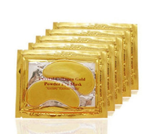 ⭐Gold Crystal Collagen Eye Patches – Reduce Puffiness, Dark Circles & Fine Lines in Minutes