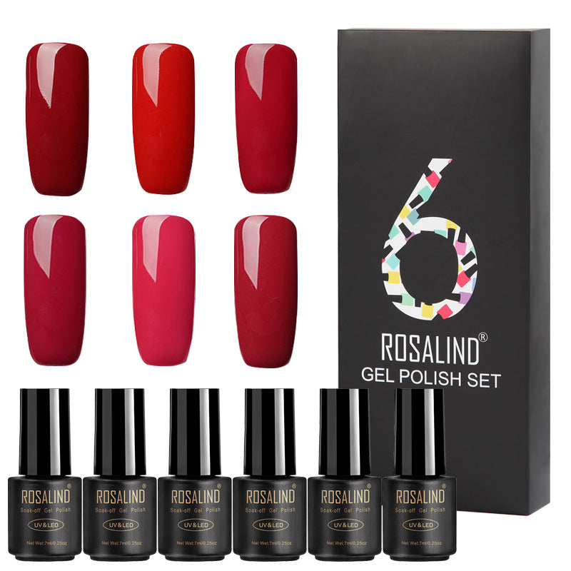 Long lasting Fine Nail polish 6 bottles Benspiti