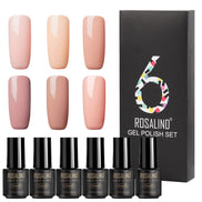 Long lasting Fine Nail polish 6 bottles Benspiti