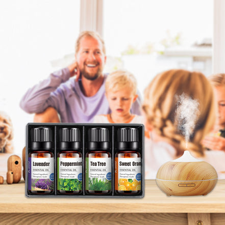 🌿4-Piece Aromatherapy Essential Oil Massage Set 🌿 – Relax, Restore & Glow Naturally