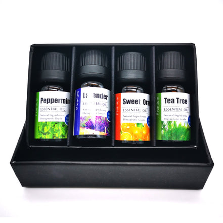 🌿4-Piece Aromatherapy Essential Oil Massage Set 🌿 – Relax, Restore & Glow Naturally