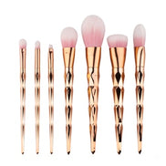 💎 7 PCS DIAMOND MAKEUP BRUSH SET