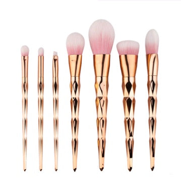 💎 7 PCS DIAMOND MAKEUP BRUSH SET