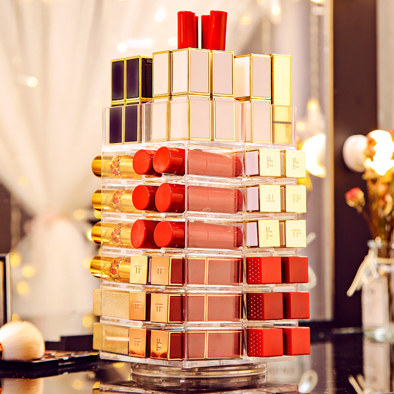 💄Aesthetic Luxury Makeup Storage Box – Multi-Layer Desktop Cosmetic Organizer
