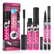 💖Smudge-Proof Eyeliner & Volumizing Mascara Combo Set – Long-Lasting Waterproof Eye Makeup Duo