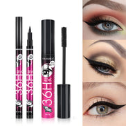 💖Smudge-Proof Eyeliner & Volumizing Mascara Combo Set – Long-Lasting Waterproof Eye Makeup Duo