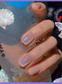 Latest Milk Tea Crystal Stone Cat Eye Nail Polish Benspiti
