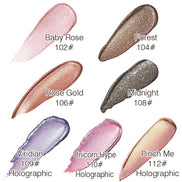 🌟PHOERA Magnificent Metals Glitter & Glow Liquid Eyeshadow – 12 Holographic Shimmer Shades | Long-Lasting Waterproof Glitter Eye Topper